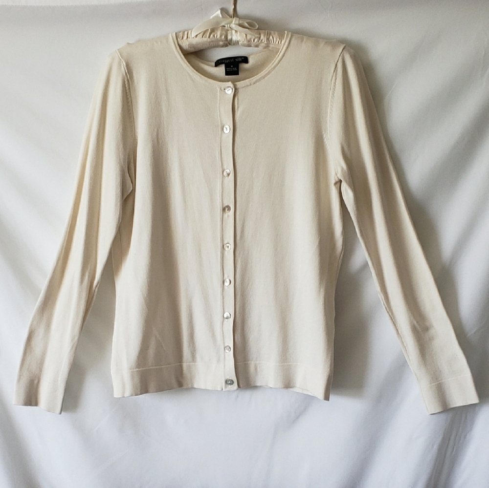 August Silk Women's Sweater - Cream